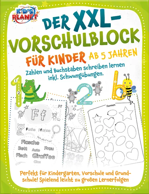 Book cover: Der XXL-Vorschulblock für Kinder ab 5 Jahren
