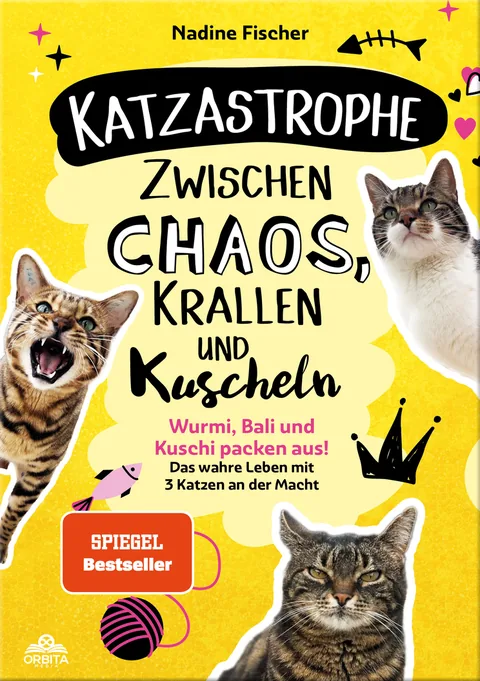 Book cover: Katzastrophe – Zwischen Chaos, Krallen und Kuscheln