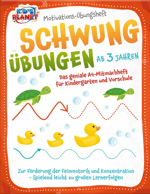 Book cover: Motivations-Übungsheft! Schwungübungen ab 3 Jahren